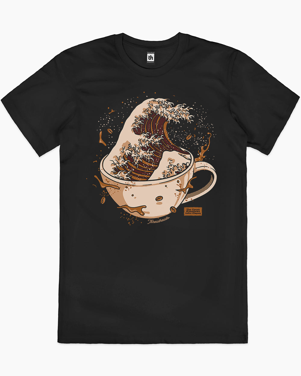 The Great Kanagawa Coffee Company T-Shirt Europe Online #colour_black