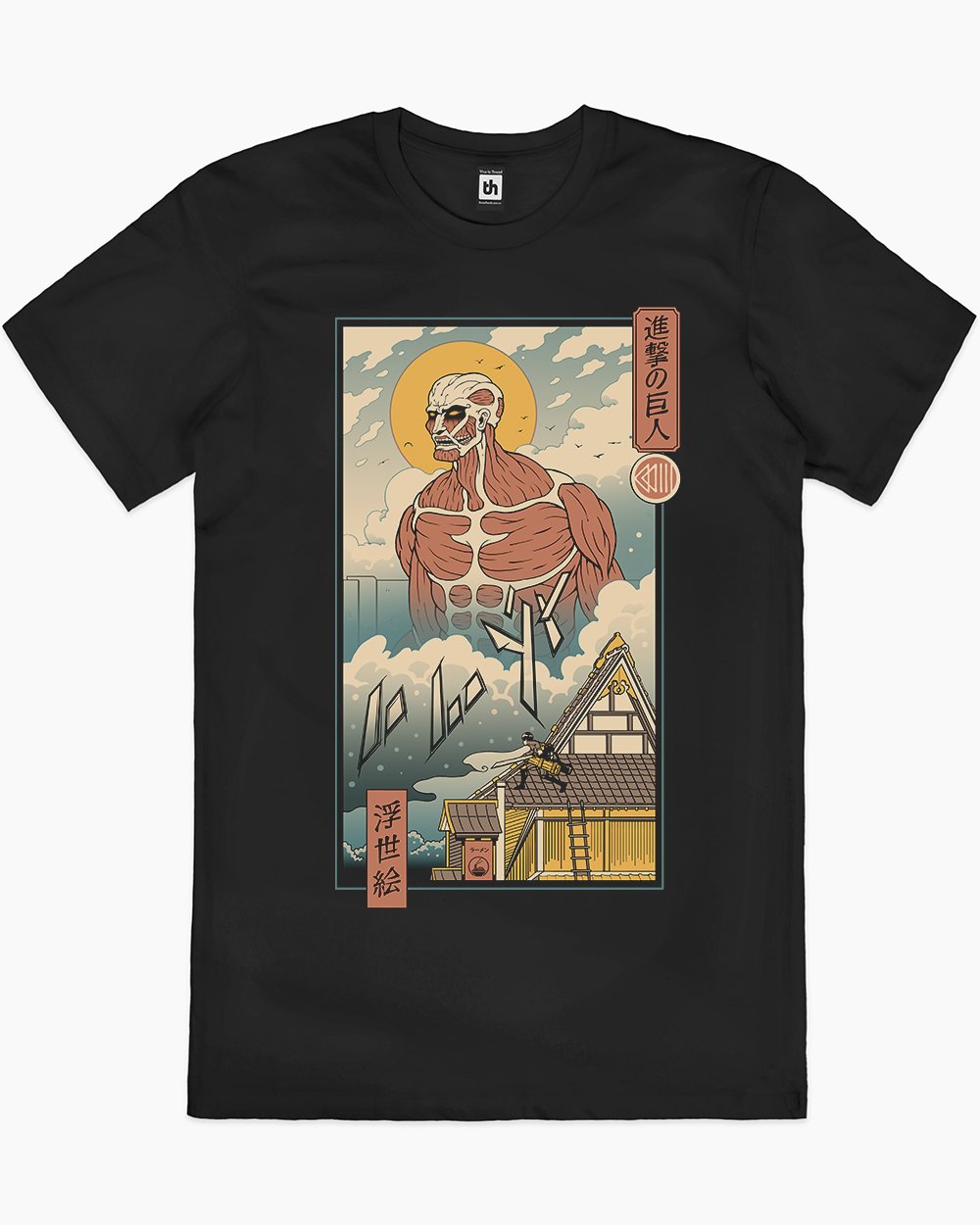 Titan in Edo T-Shirt Europe Online #colour_black