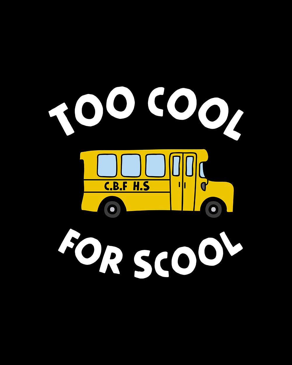 Too Cool for School Kids Sweater Australia Online #colour_black