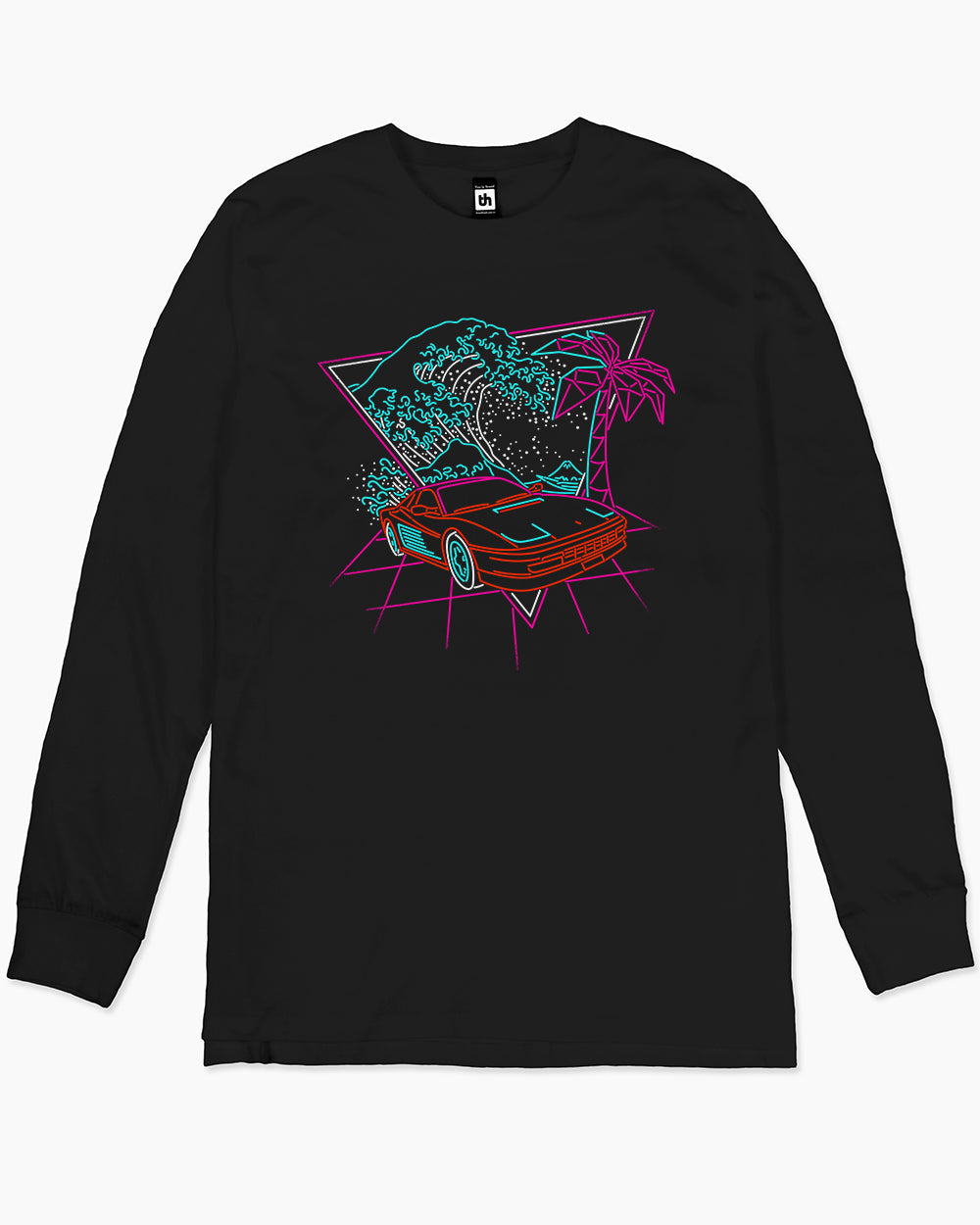 Wave of the 80s Long Sleeve Europe Online #colour_black
