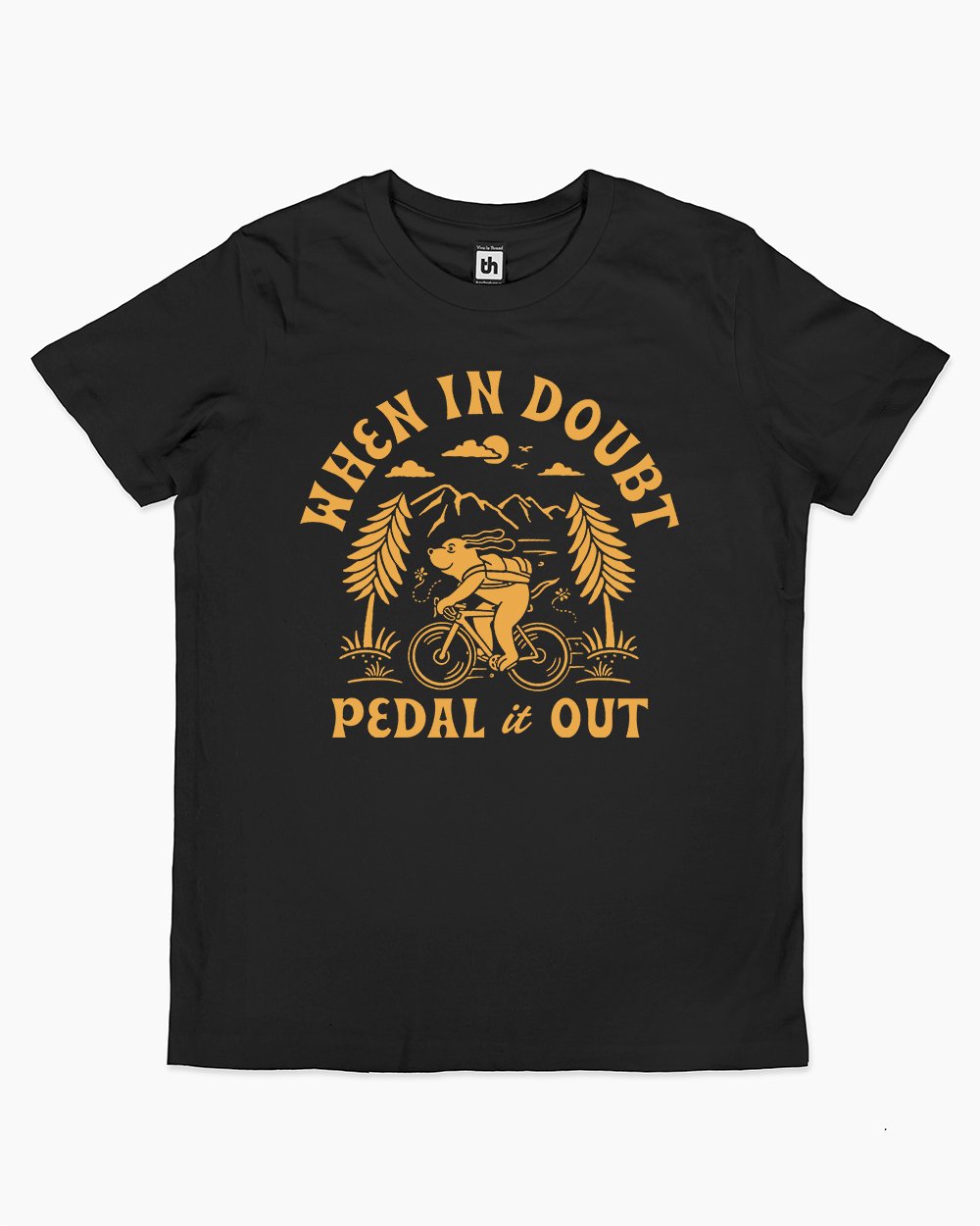 When In Doubt Pedal It Out Kids T-Shirt Europe Online #colour_black