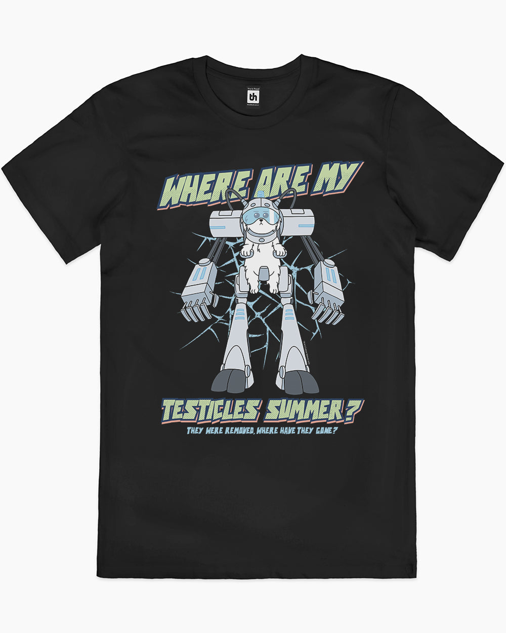 Where Are My Testicles Summer T-Shirt Europe Online #colour_black