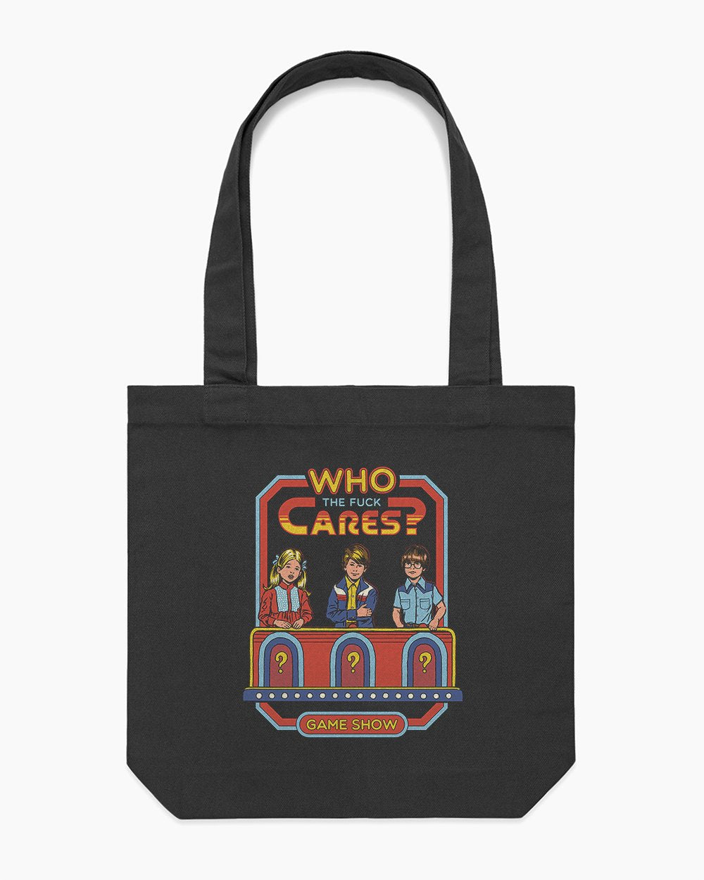 Who Cares Tote Bag Australia Online #colour_black