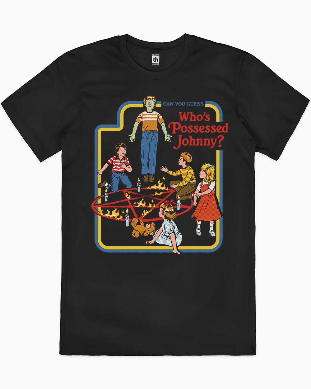 Who's Possessed Johnny? T-Shirt Europe Online #colour_black