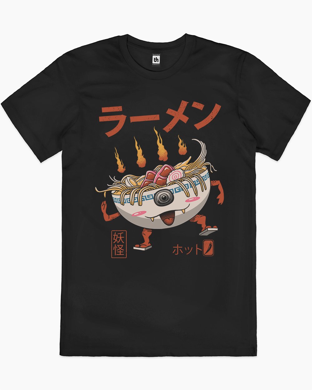 Yokai Ramen T-Shirt Europe Online #colour_black