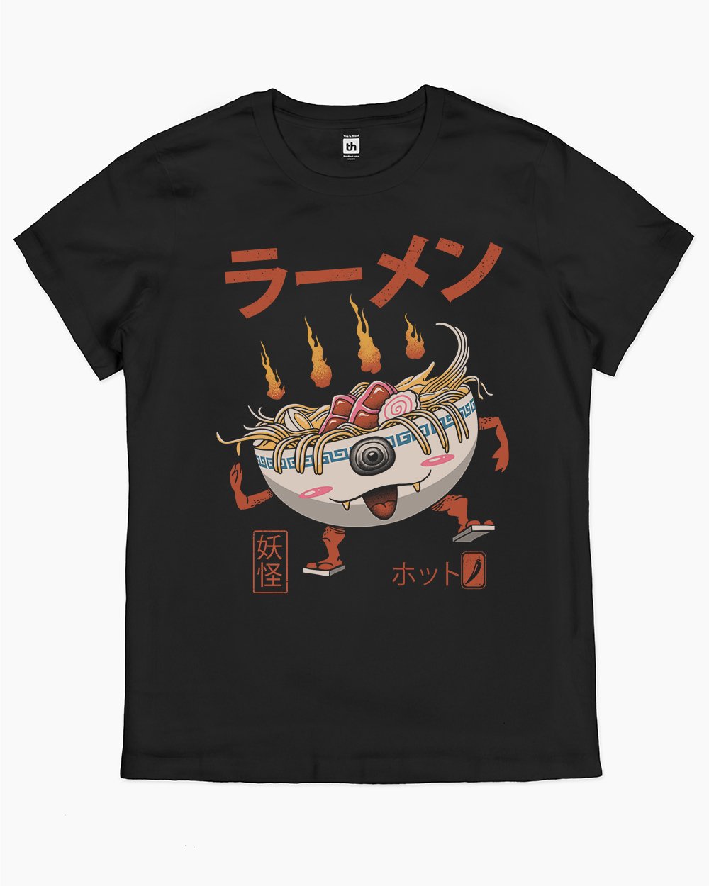 Yokai Ramen T-Shirt Australia Online #colour_black