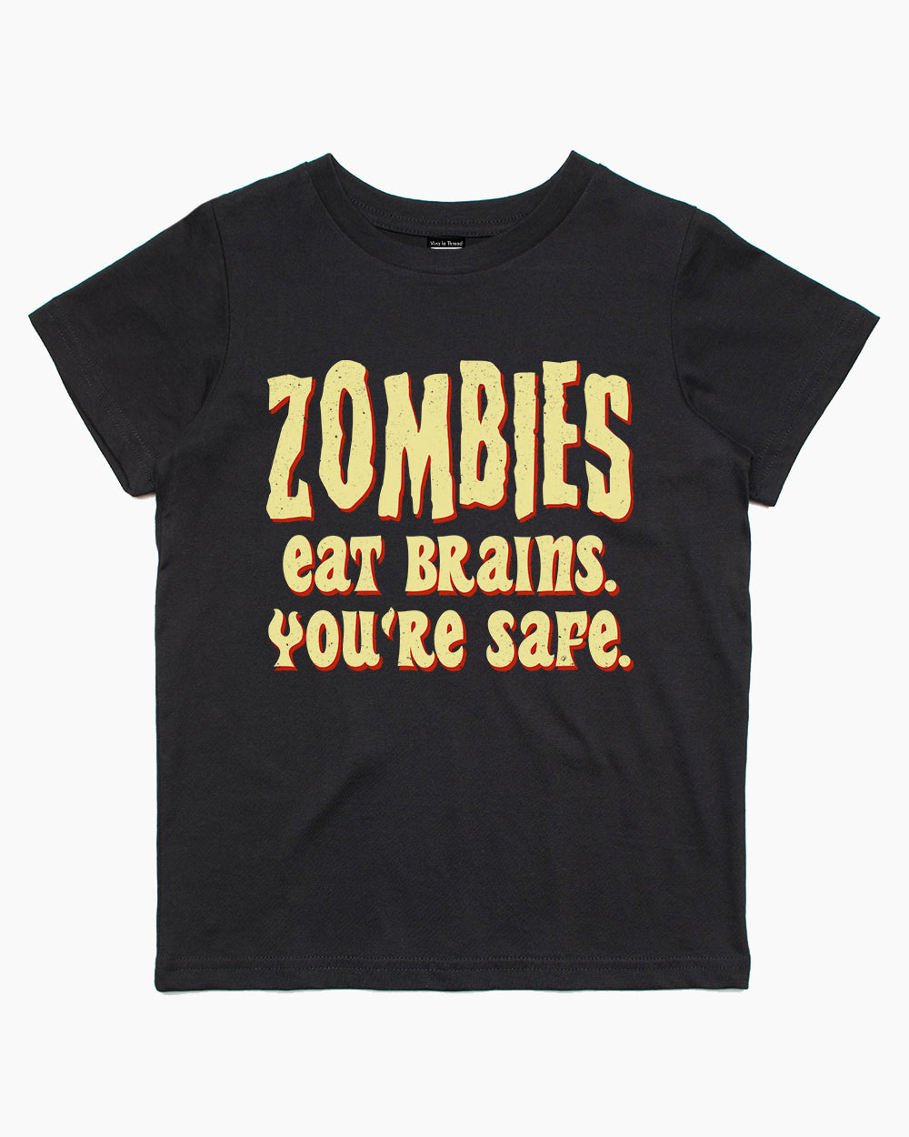 Zombies Eat Brains Kids T-Shirt Europe Online #colour_black