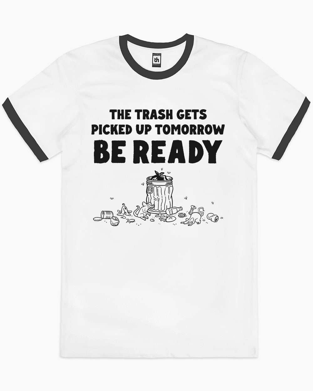 Be Ready T-Shirt Australia Online #colour_black ringer