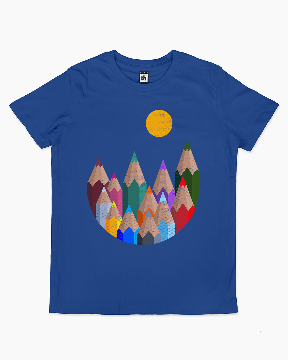 12 Colour Mountains Kids T-Shirt Europe Online #colour_blue