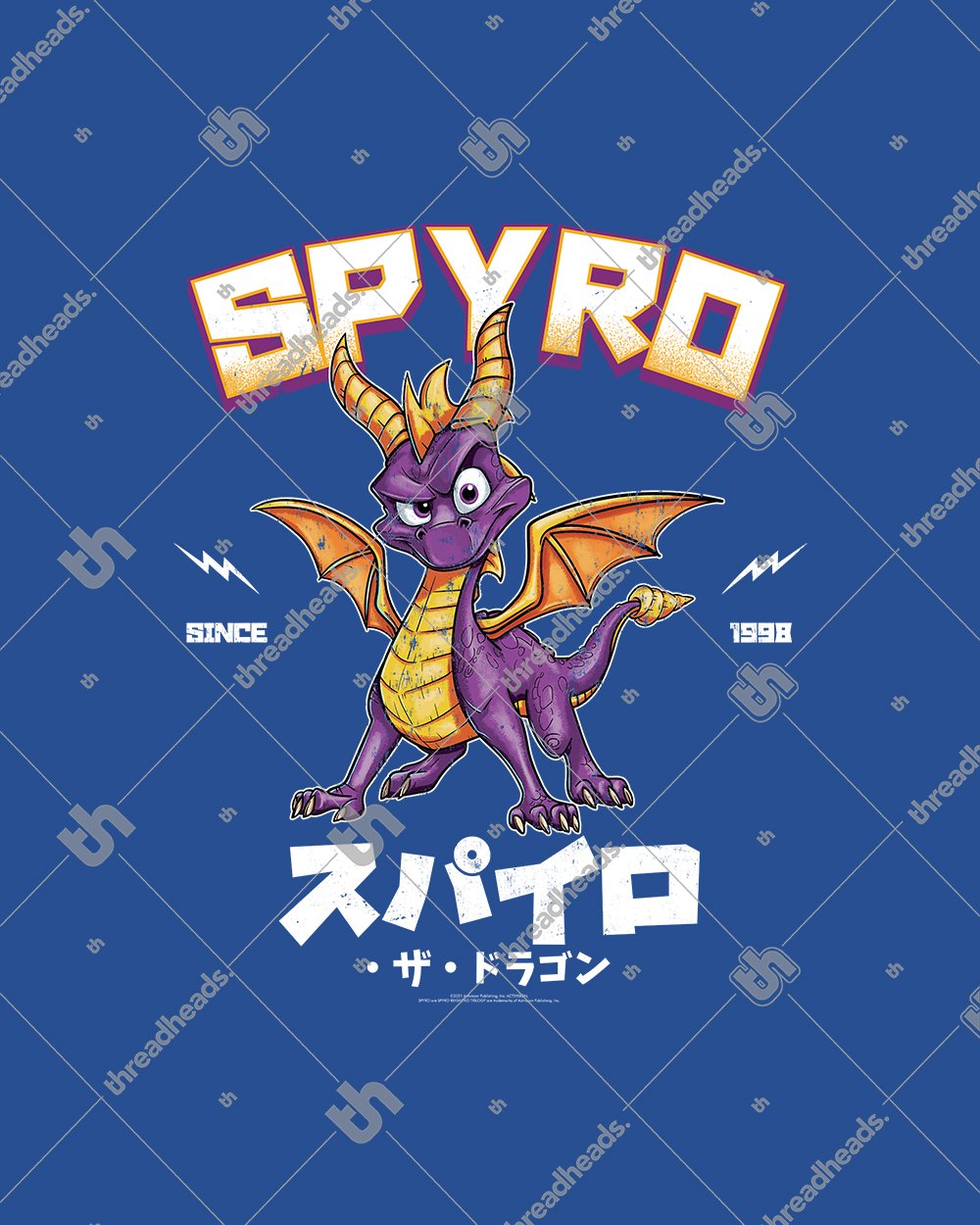 Spyro the Dragon JP T-Shirt Europe Online #colour_blue