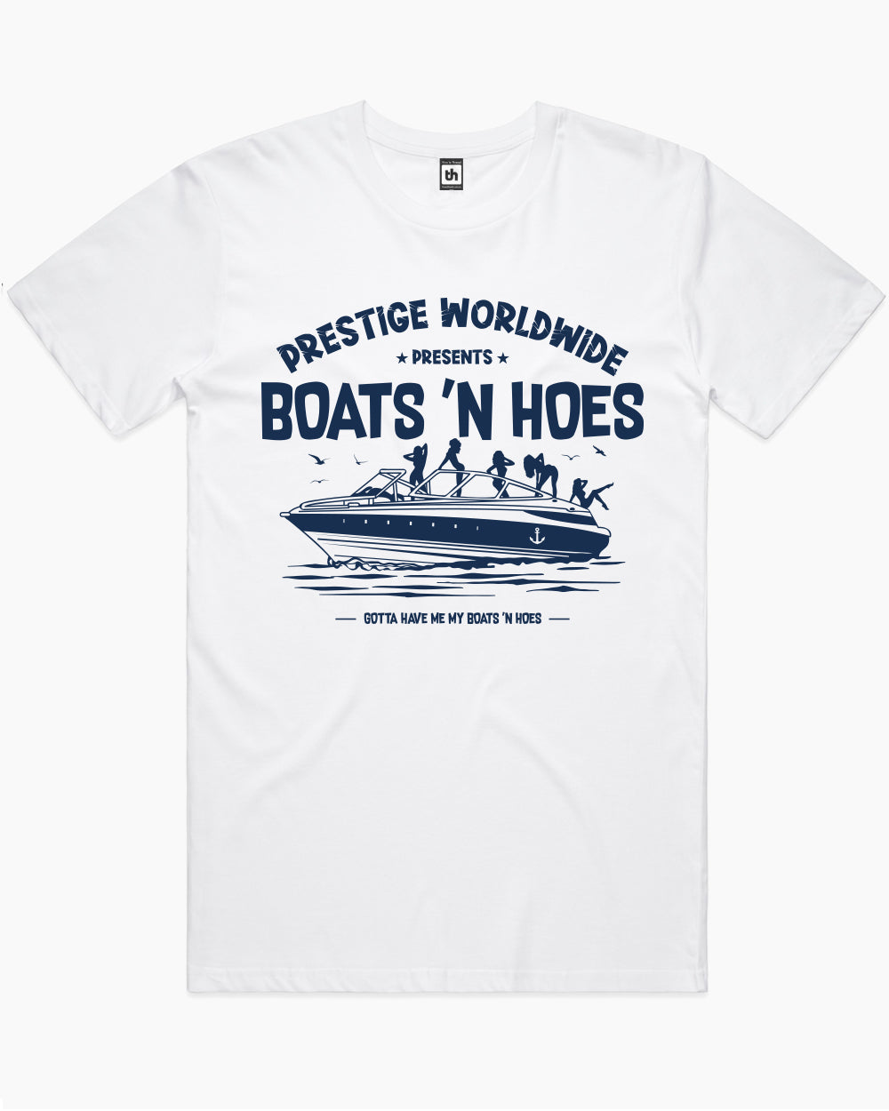 Boats N Hoes T-Shirt Europe Online #colour_white