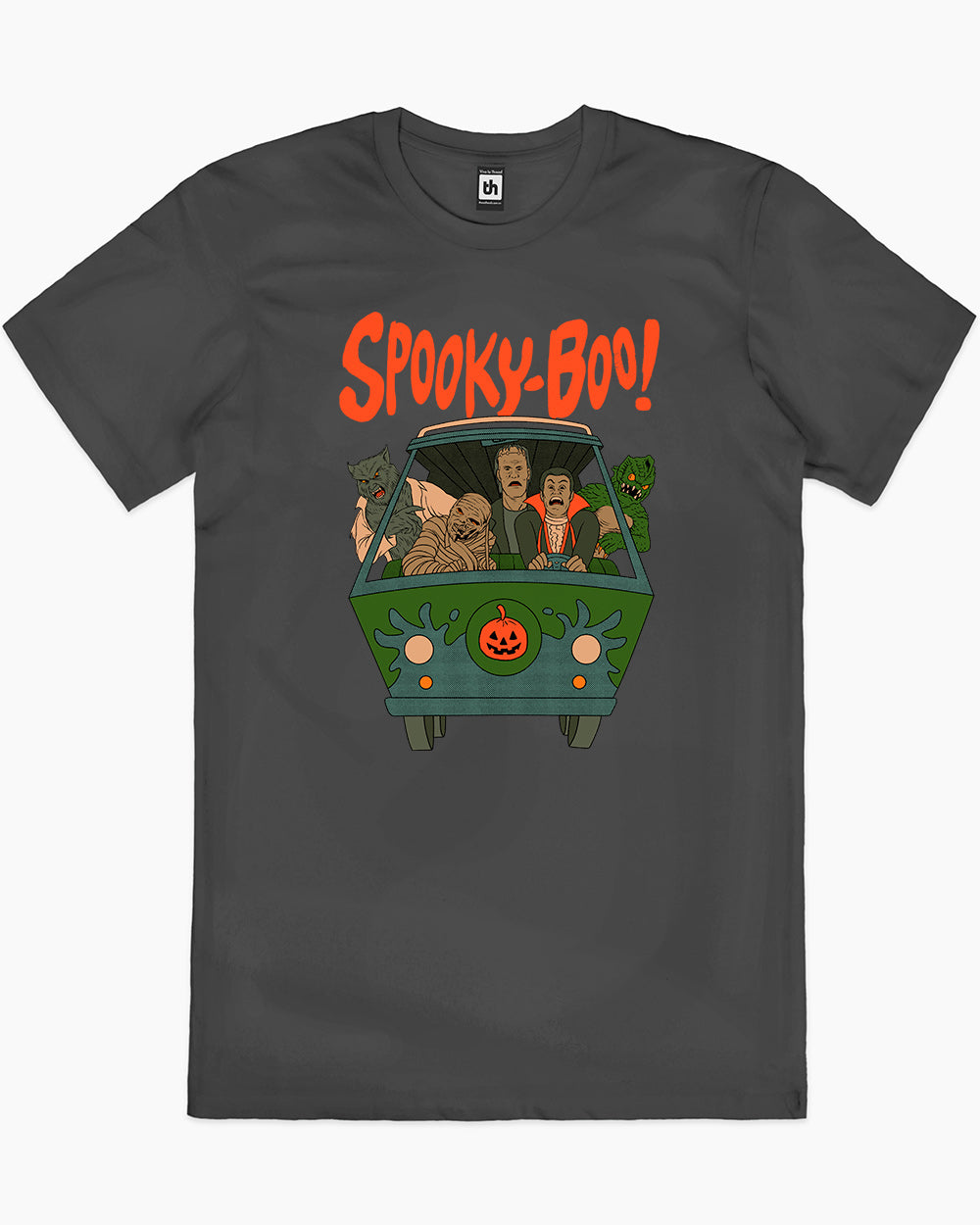 Spooky Boo! T-Shirt Australia Online #colour_coal