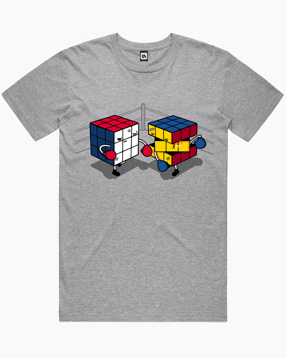 Cube Fight! T-Shirt Europe Online #colour_grey