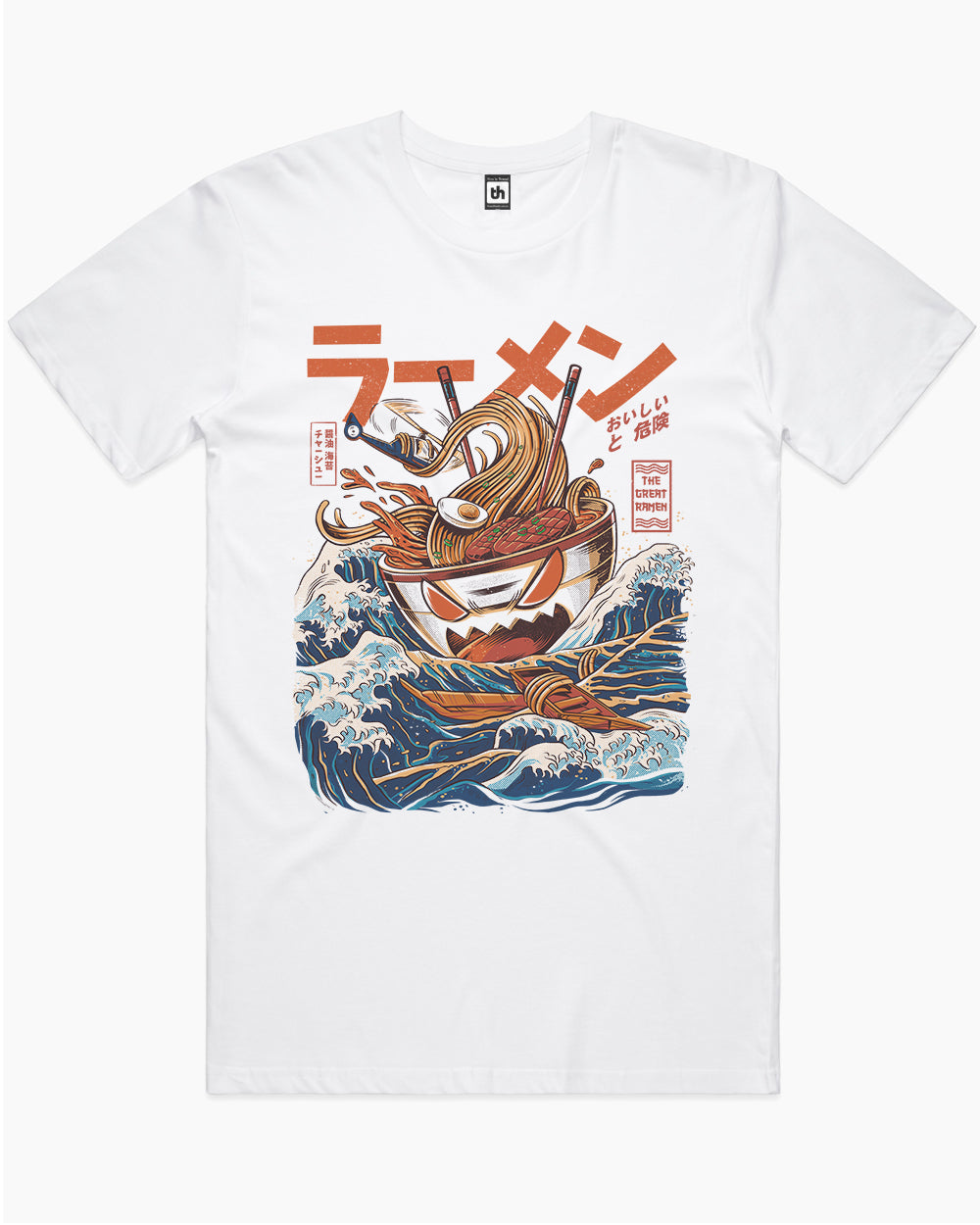 Great Ramen off Kanagawa T-Shirt Europe Online #colour_white