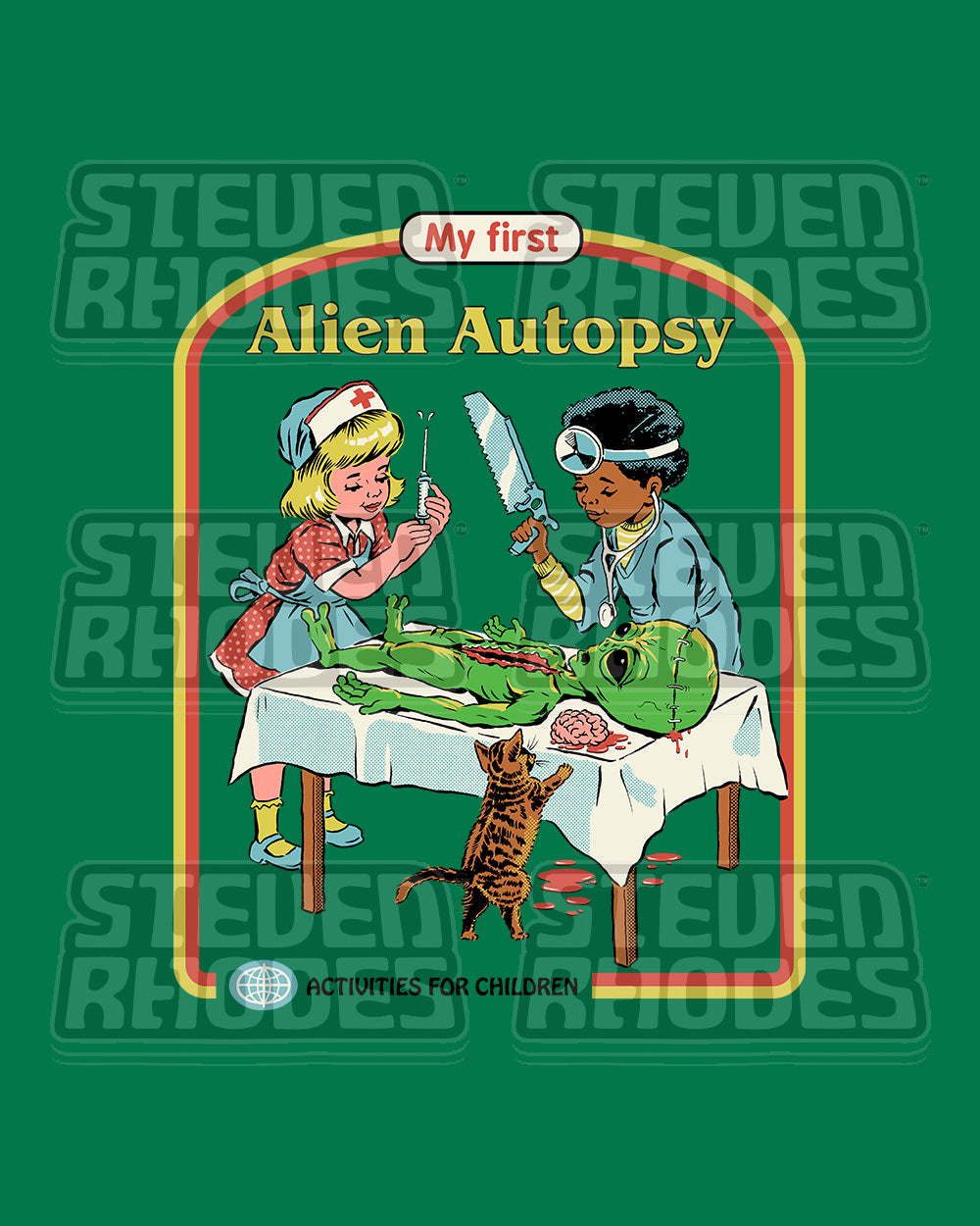 My First Alien Autopsy T-Shirt Europe Online #colour_green