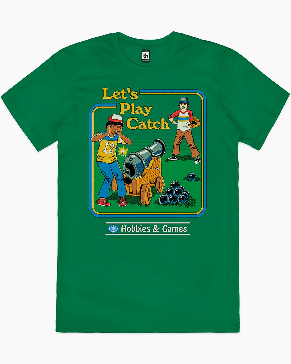 Let's Play Catch T-Shirt Europe Online #colour_green