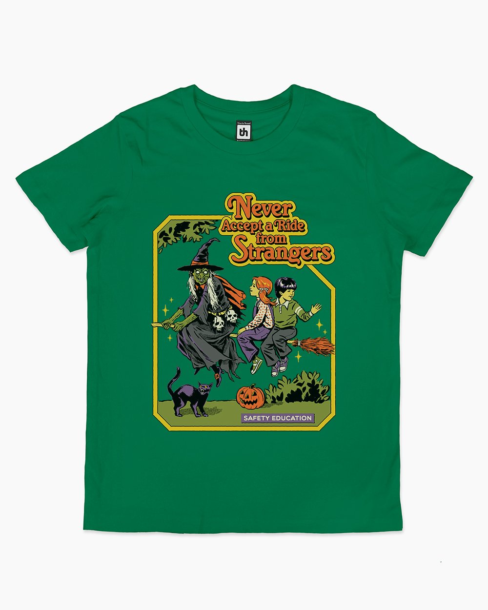 Never Accept a Ride Kids T-Shirt Europe Online #colour_green