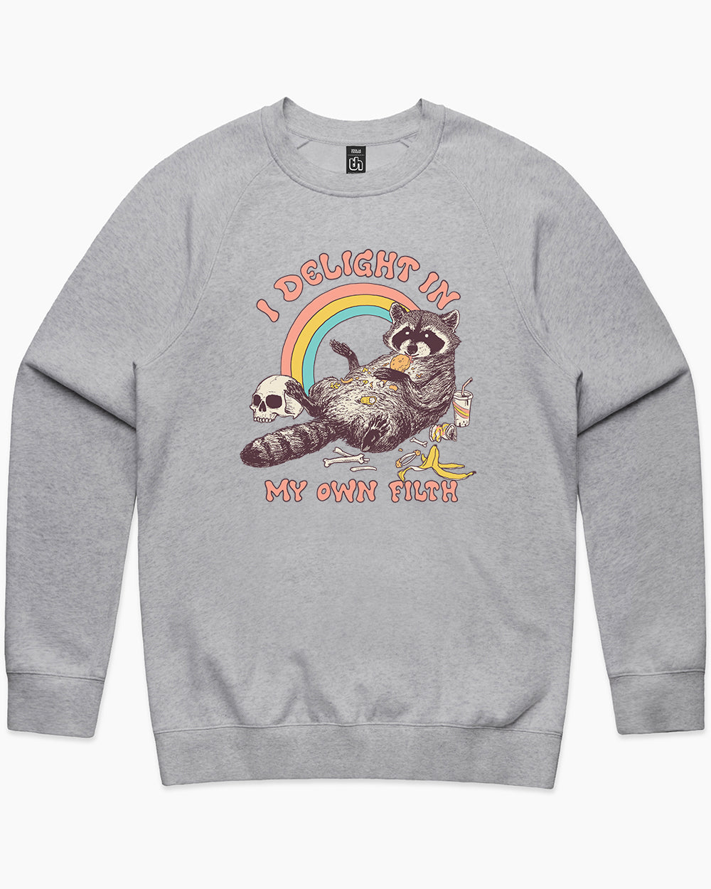 I Delight in My Own Filth Sweater Europe Online #colour_grey
