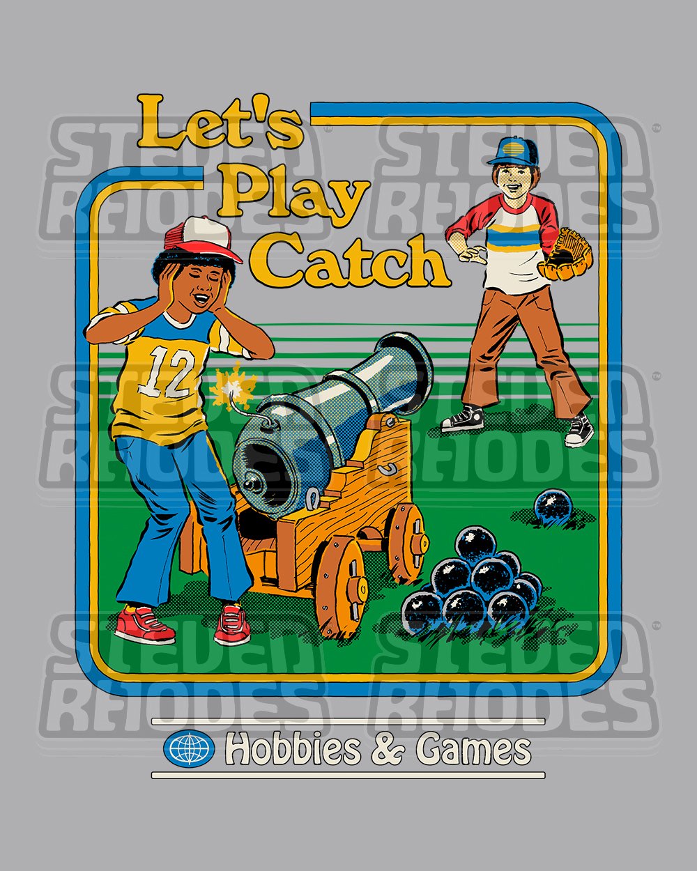 Let's Play Catch T-Shirt Europe Online #colour_grey