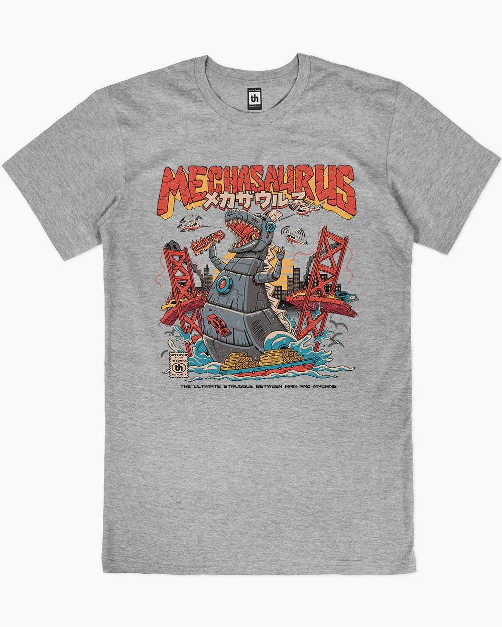 Mechasaurus T-Shirt Europe Online #colour_grey
