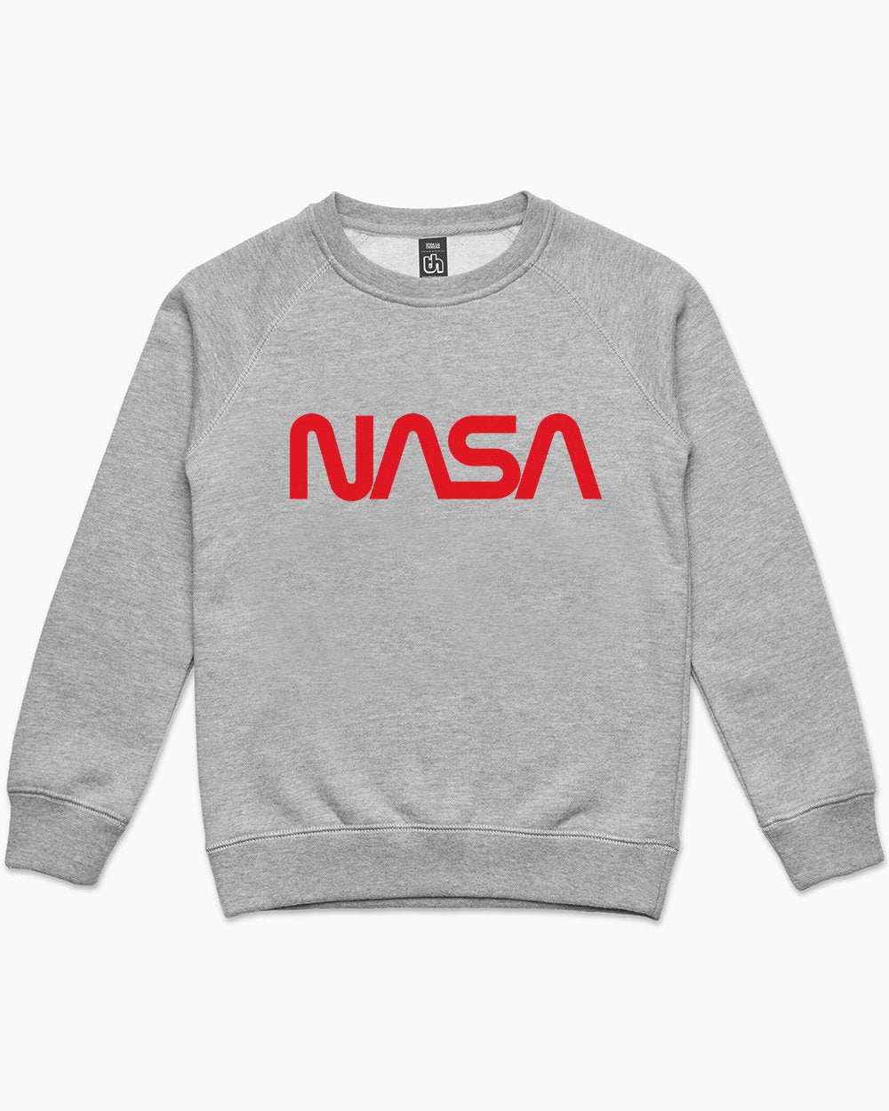 NASA Logotype Kids Sweater Australia Online #colour_grey