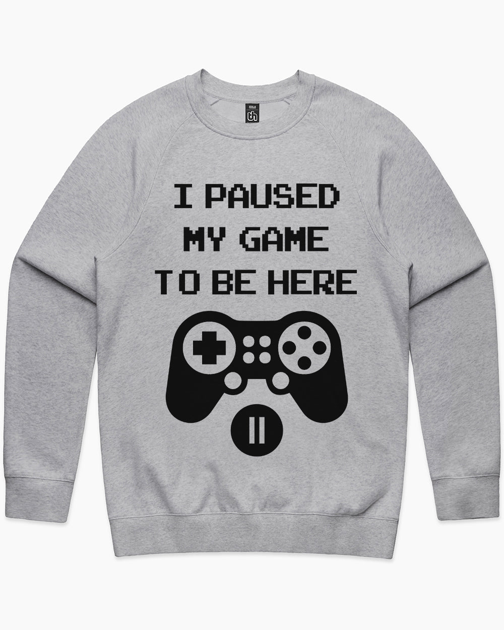 Paused My Game Sweater Europe Online #colour_grey