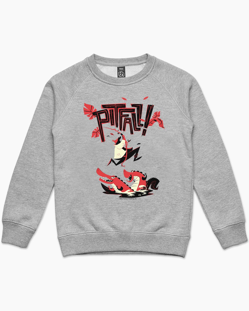 Pitfall Tiki Kids Sweater Australia Online #colour_grey
