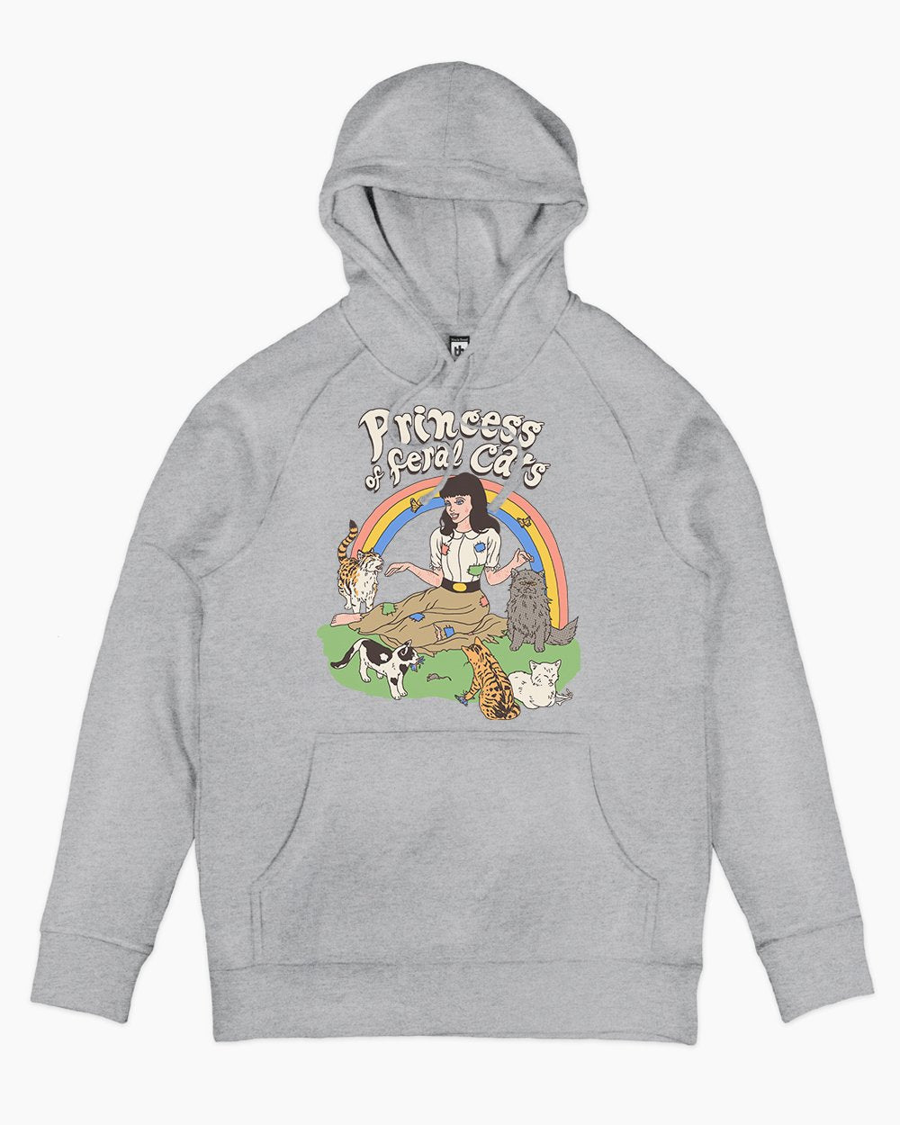 Princess of Feral Cats Hoodie Europe Online #colour_grey