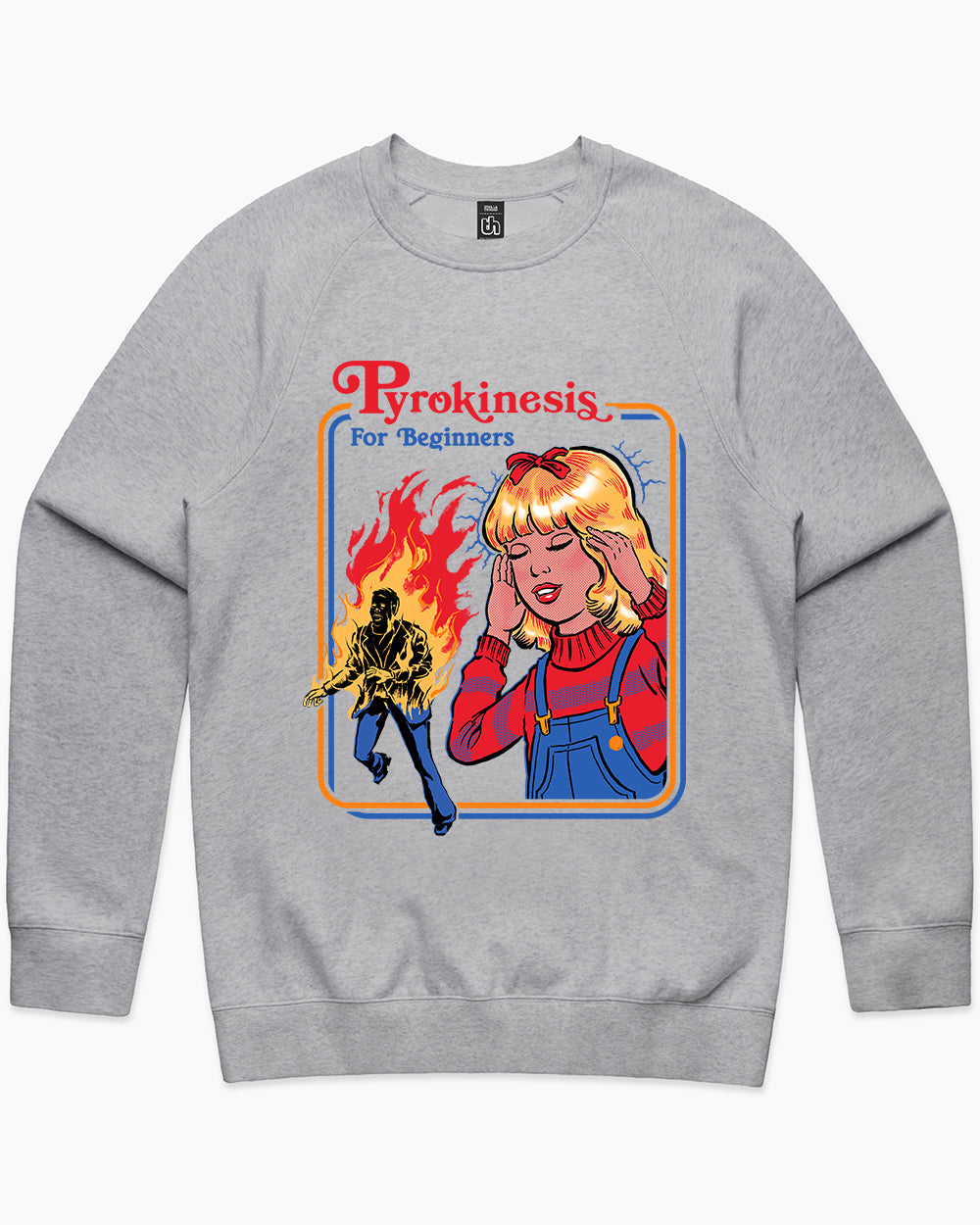 Pyrokinesis for Beginners Sweater Europe Online #colour_grey