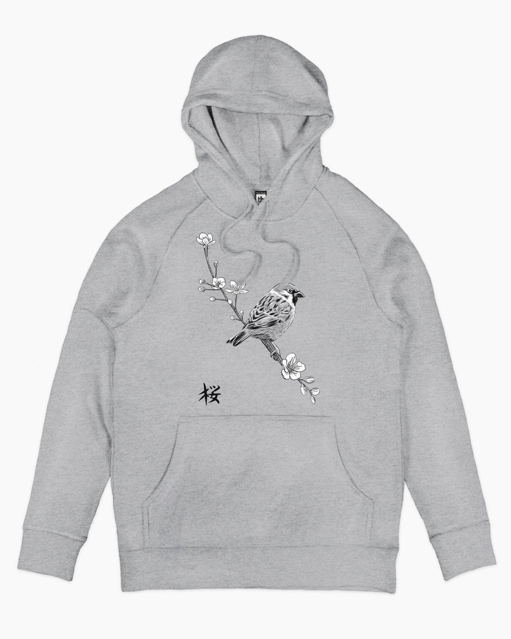 Sparrow on Cherry Hoodie Europe Online #colour_grey