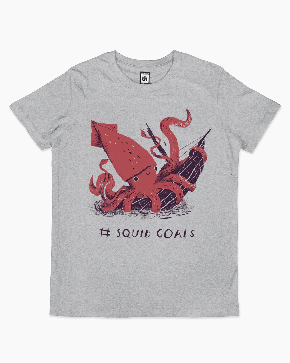 Squid Goals Kids T-Shirt Europe Online #colour_grey