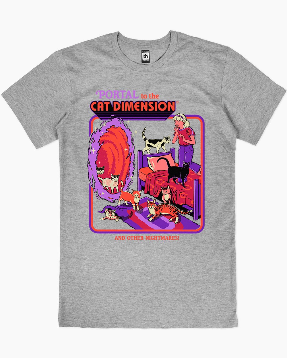 The Cat Dimension T-Shirt Europe Online #colour_grey