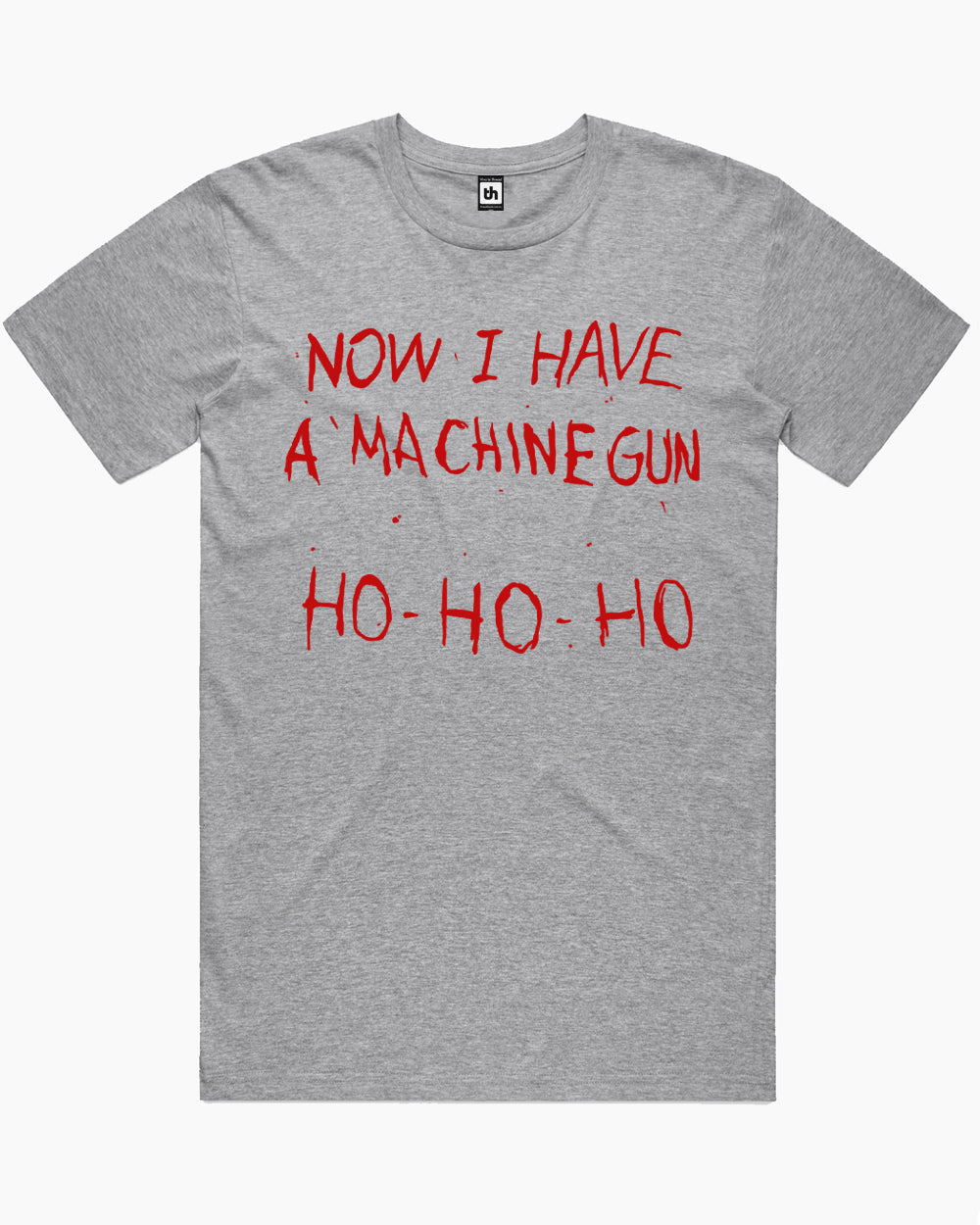 Machine Gun Ho-Ho-Ho T-Shirt Europe Online #colour_grey