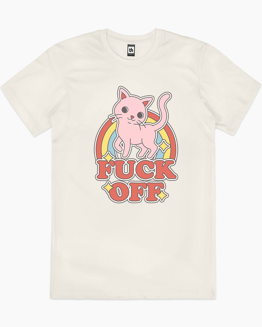 Fuck Off T-Shirt Australia Online #colour_natural