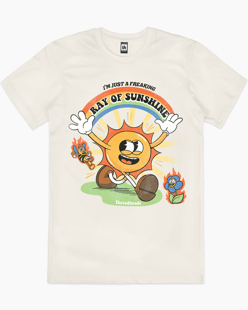I'm Just a Freaking Ray Of Sunshine T-Shirt Europe Online #colour_natural
