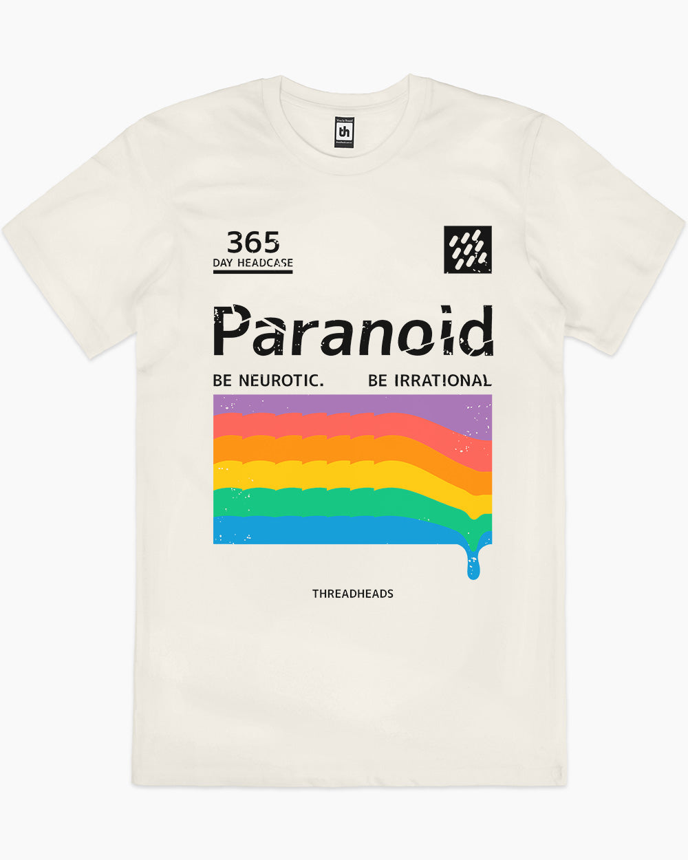 Paranoid Irrational T-Shirt Australia Online #colour_natural