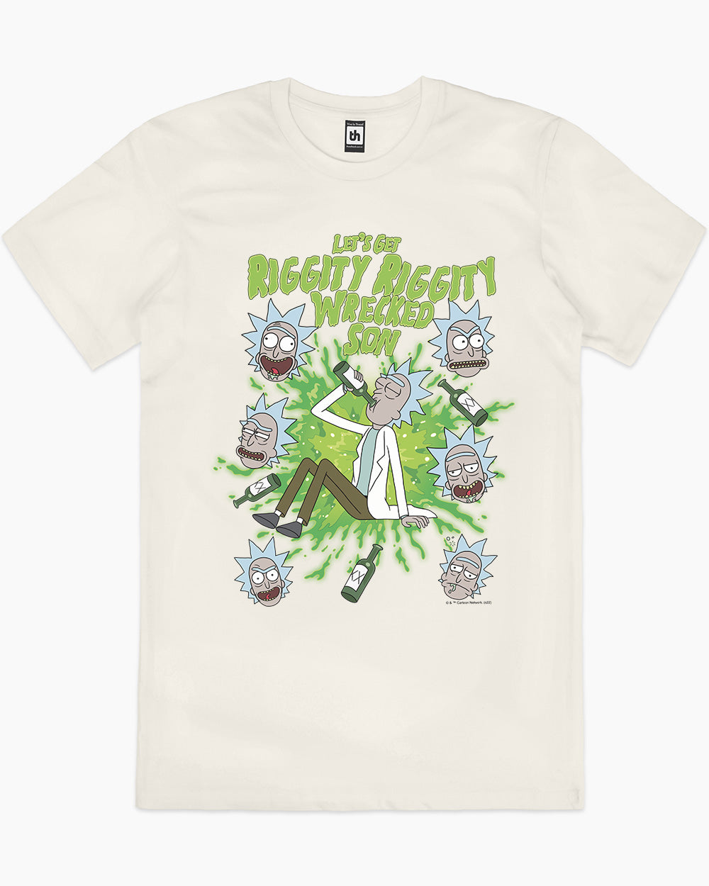 Riggity Riggity Wrecked T-Shirt Australia Online #colour_natural