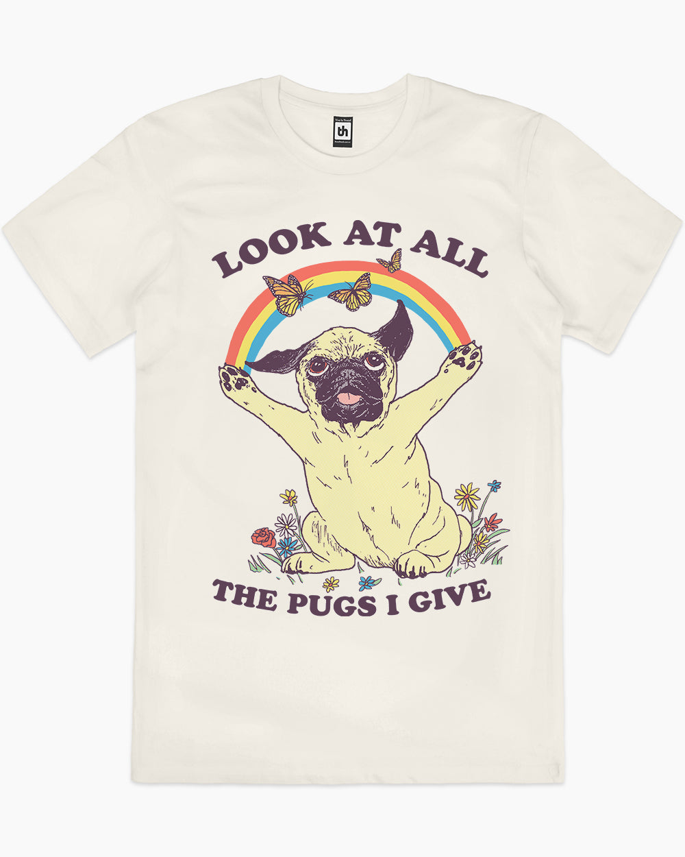 All the Pugs I Give T-Shirt Europe Online #colour_natural