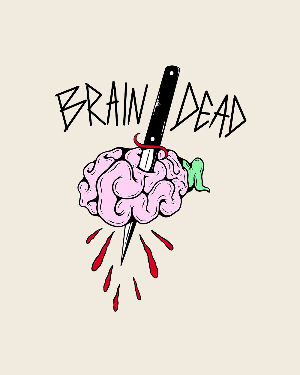 Brain Dead T-Shirt Europe Online #colour_natural