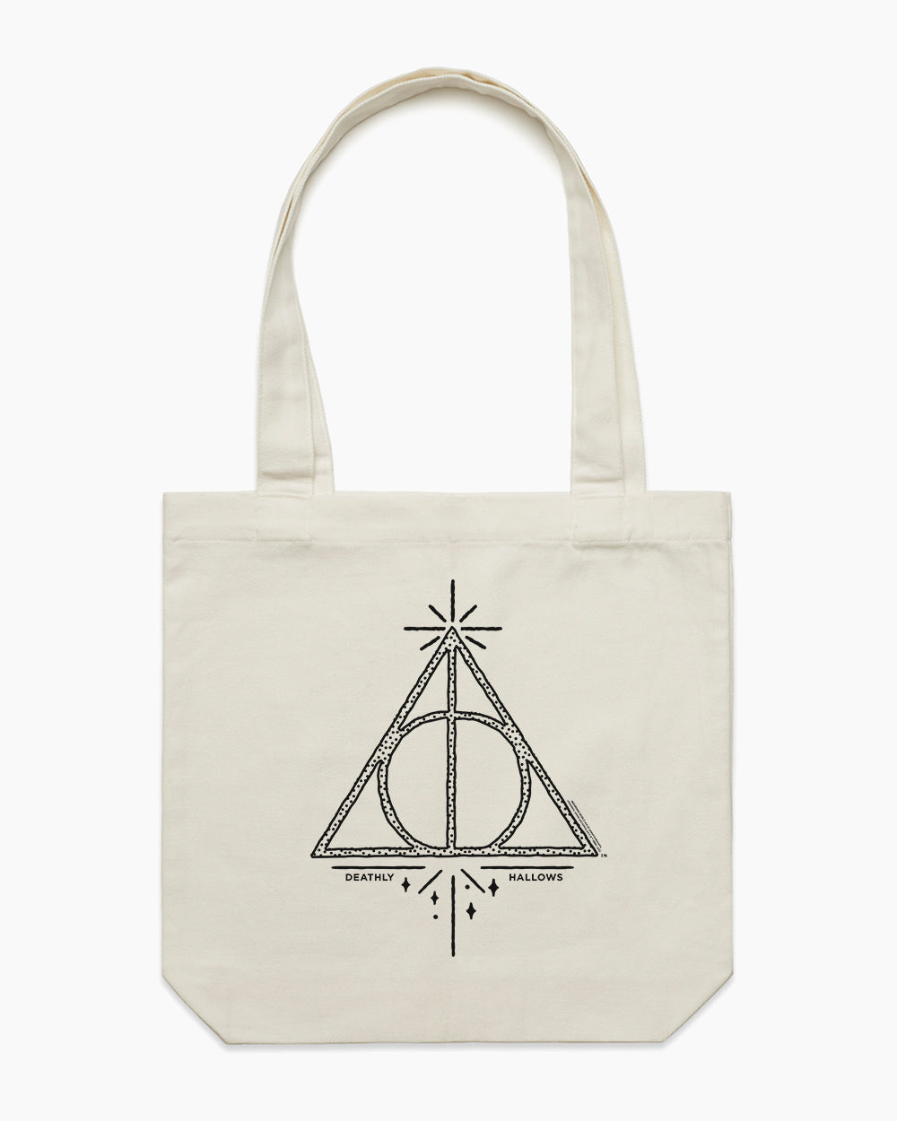 Deathly Hallows Logo Tote Bag Europe Online #colour_natural