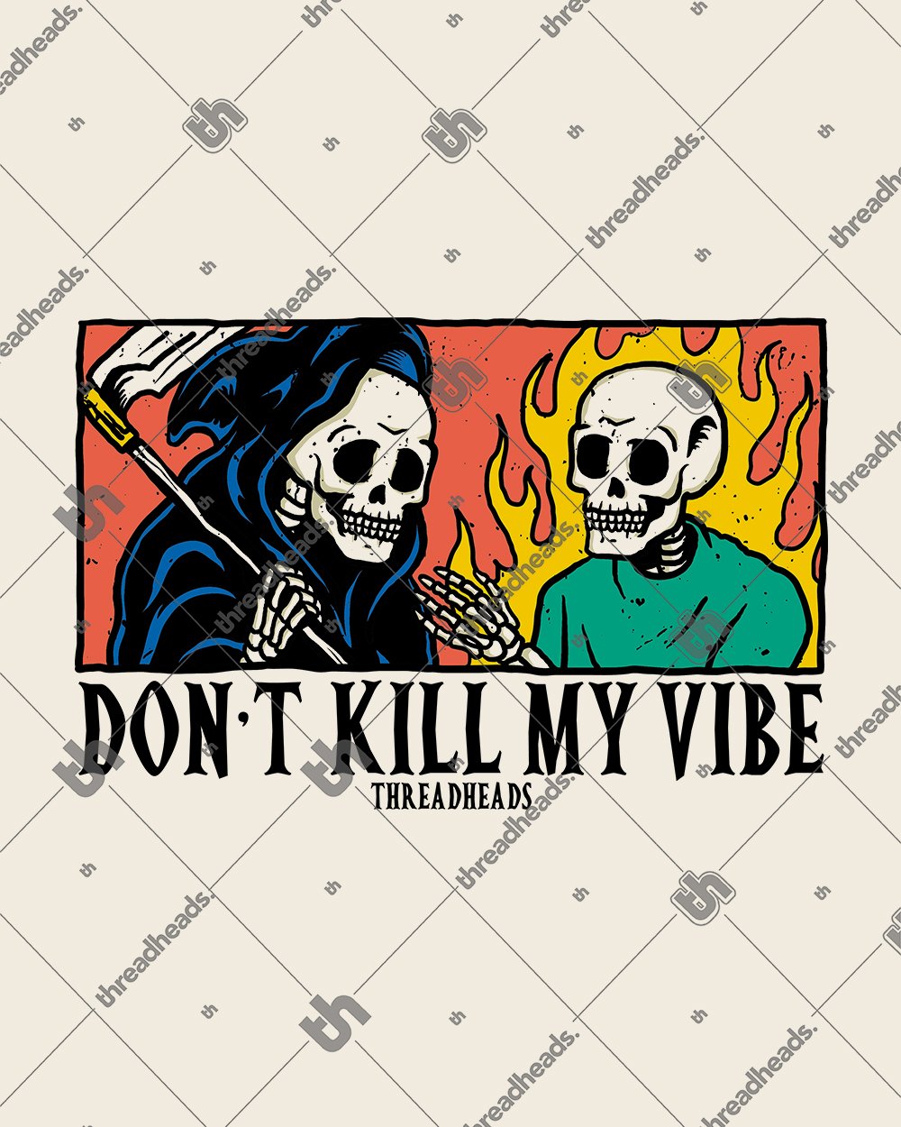Don't Kill My Vibe T-Shirt Australia Online #colour_natural
