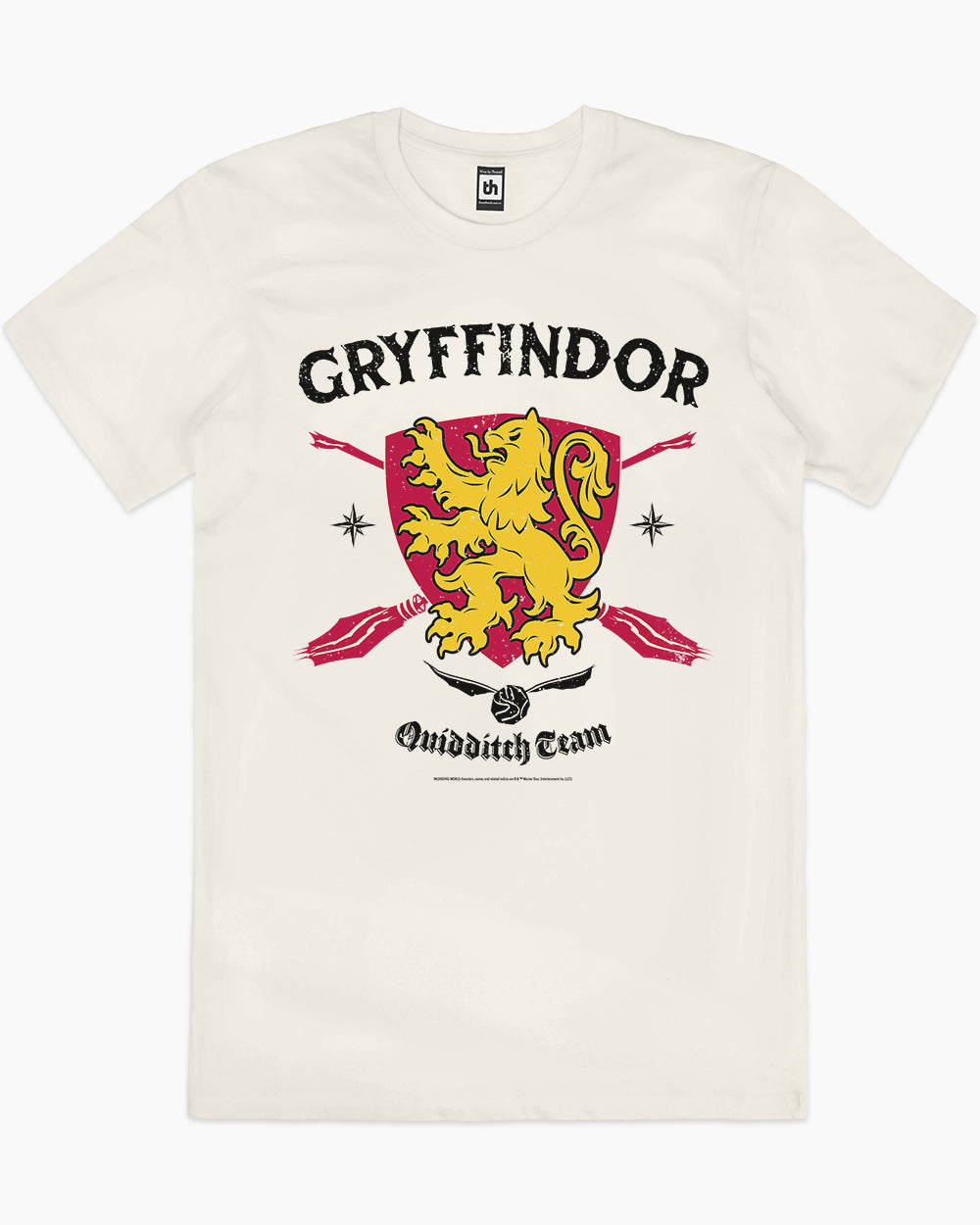 Gryffindor Quidditch Team T-Shirt Australia Online #colour_natural
