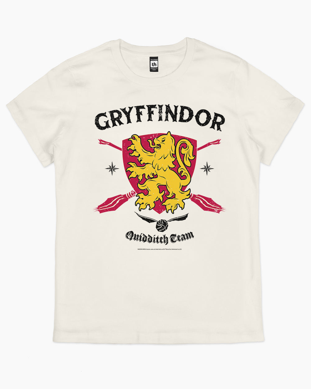 Gryffindor Quidditch Team T-Shirt Australia Online #colour_natural