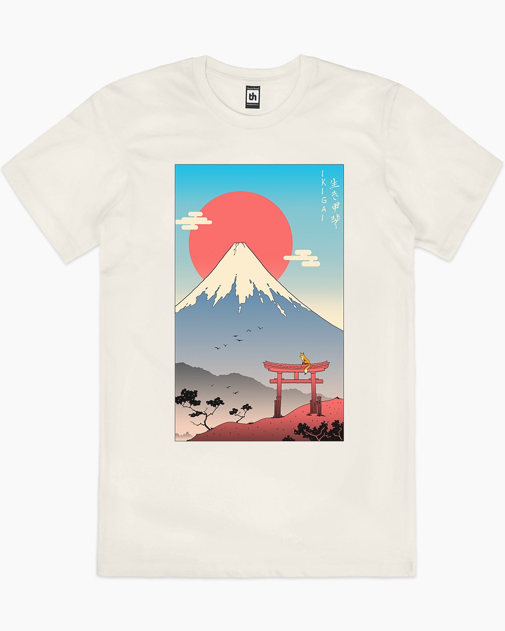 Ikigai in Mt Fuji T-Shirt Europe Online #colour_natural
