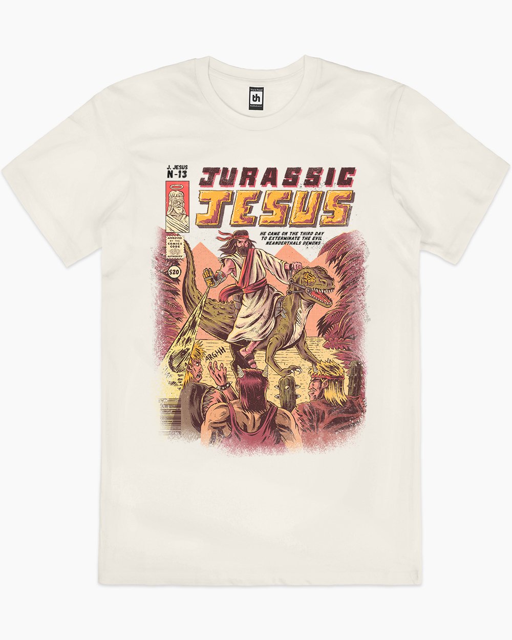 Jurassic Jesus T-Shirt Europe Online #colour_natural