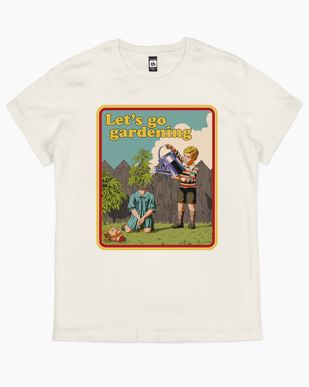 Let's Go Gardening T-Shirt Australia Online #colour_natural