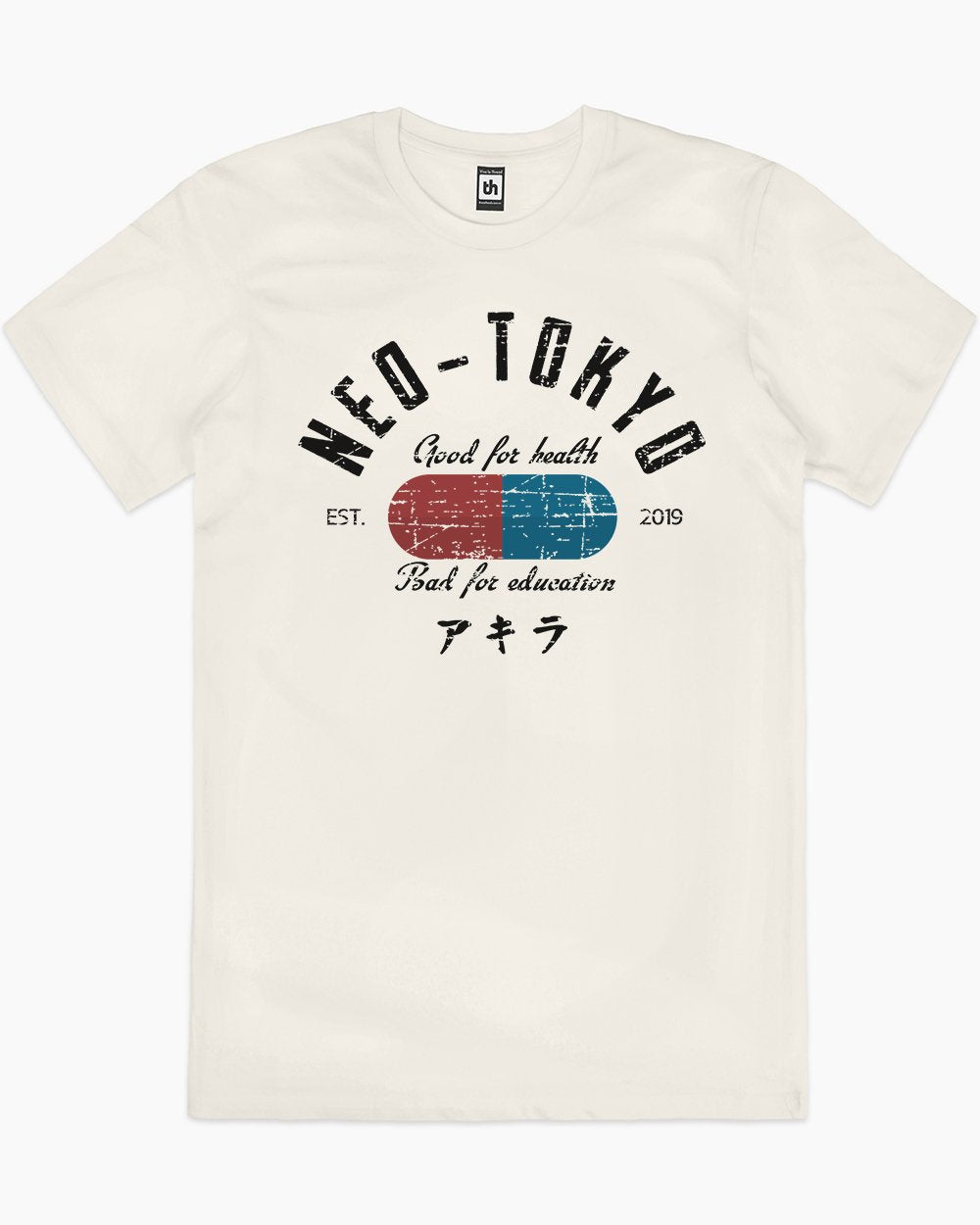 Neo-Tokyo Vintage T-Shirt Europe Online #colour_natural