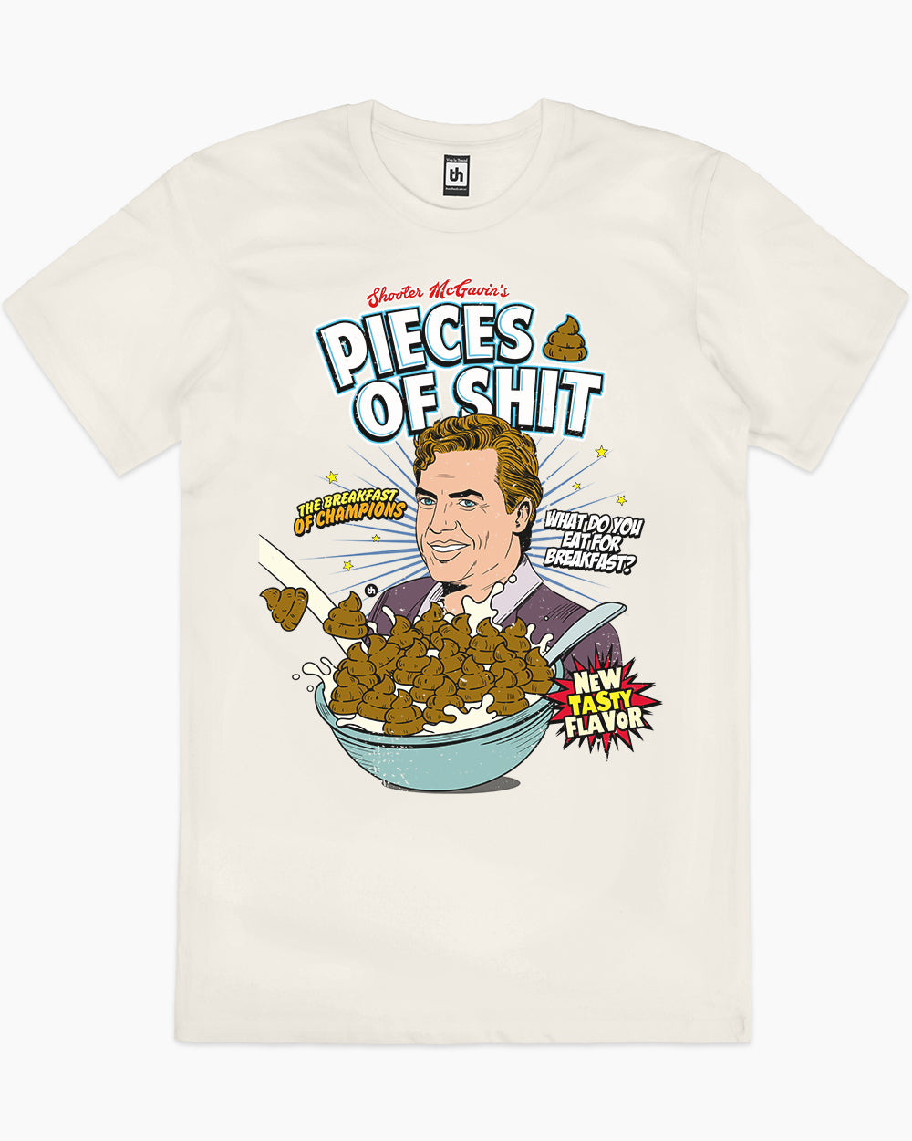 Pieces of Shit Cereal T-Shirt Europe Online #colour_natural