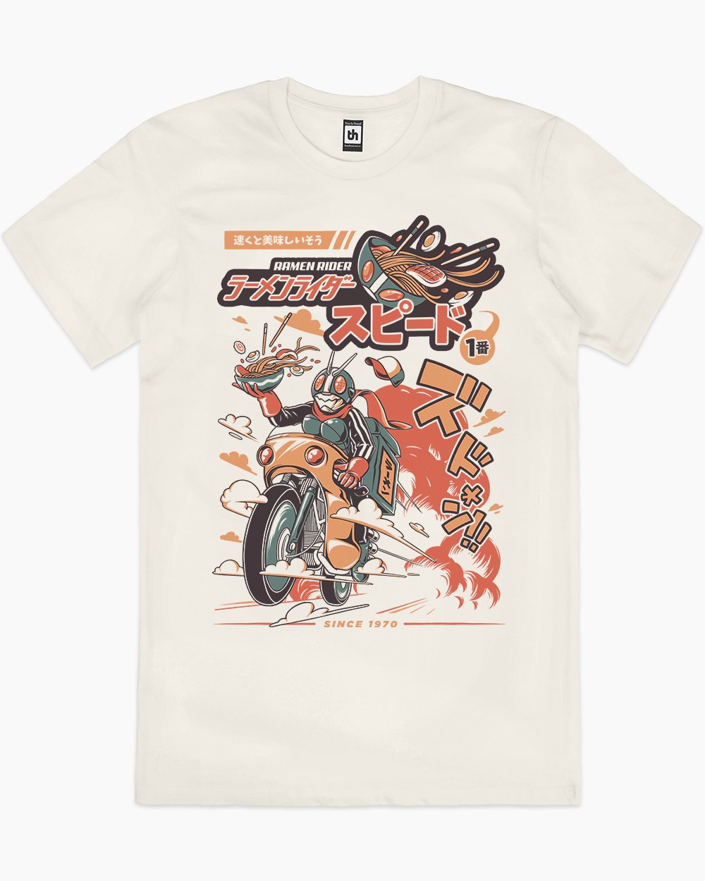 Ramen Rider T-Shirt Europe Online #colour_natural