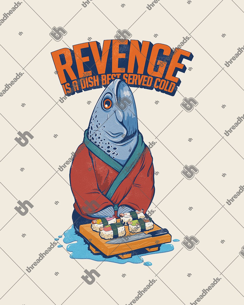Revenge of the Sushi T-Shirt Europe Online #colour_natural